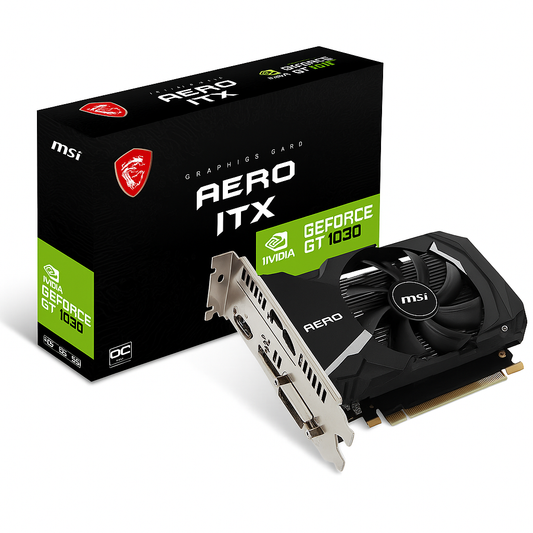 MSI GeForce GT 1030 AERO ITX 4GD4 OC Graphics Card