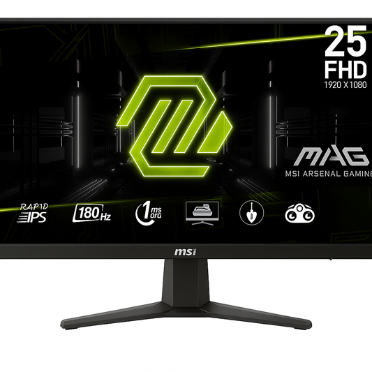 MSI MAG 256F 24.5″ FHD IPS Gaming Monitor (180 Hz, 1 ms)