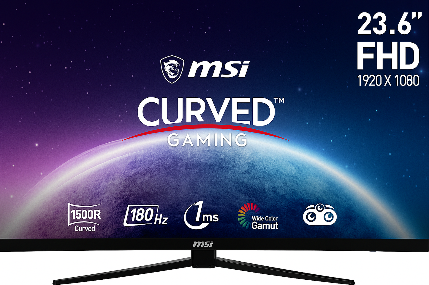 MSI MAG 244C 24" FHD Curved Gaming Monitor