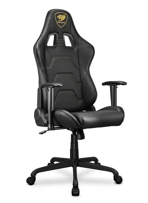 Cougar Armor Elite Gaming Chair BLACK full steel frame for sturdy support, structural strength and durability