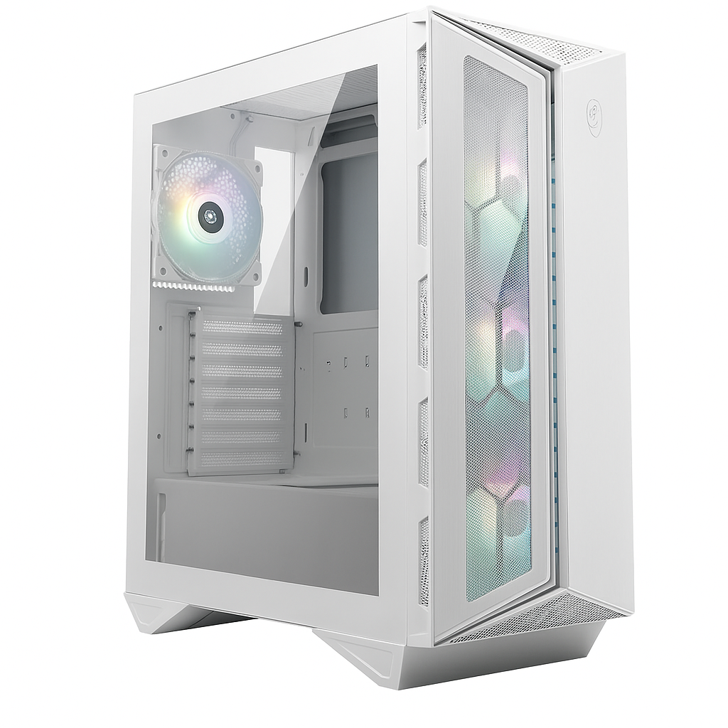 MSI MPG GUNGNIR 110R White Mid Tower Gaming Case