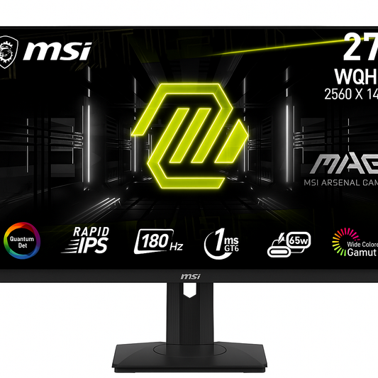 MSI G274QPF-E2 27″ WQHD Rapid IPS Gaming Monitor (180 Hz, 1 ms)