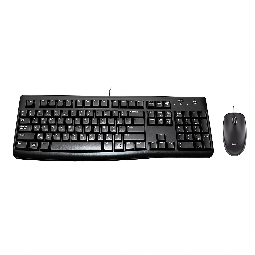 Logitech MK120 Wired Keyboard and Mouse Combo