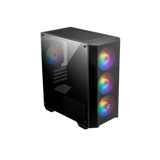 MSI MAG FORGE M100A Micro-ATX Tower Case – Silver