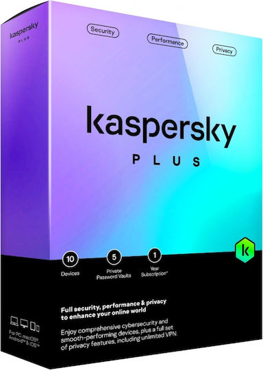 Kaspersky Plus 10 Device 1 Year